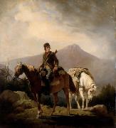 William Ranney Encamped in the Wilds of Kentucky oil painting artist